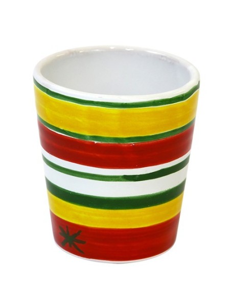 Handmade ceramic Glass Procida de simone pottery