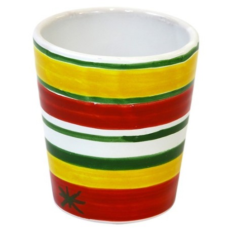 Handmade ceramic Glass Procida de simone pottery