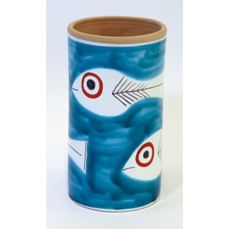 Handmade sicilian ceramic Wine Cooler Itaca PBT684IT De Simone Pottery
