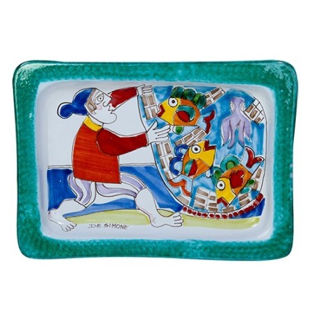 Rectangular Tray Folk Fisherman VSS40FK3