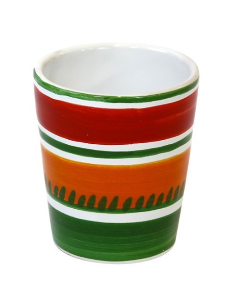 Handmade ceramic Glass Ischia de simone pottery