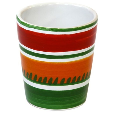 Handmade ceramic Glass Ischia de simone pottery