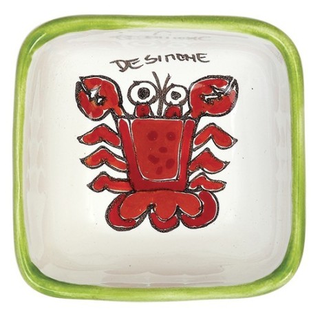 Posacenere Folk Cancro ceramiche de simone PC755FK-1
