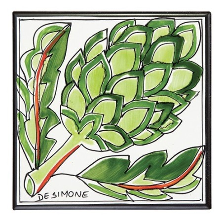 Artichoke Wall Tile Folk PI297FK-11V