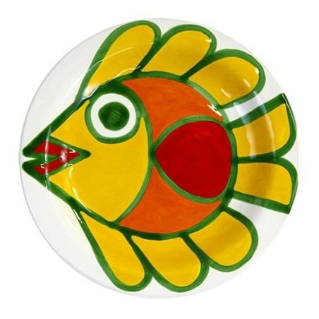 Round Plate de simone pottery Panarea PTPN