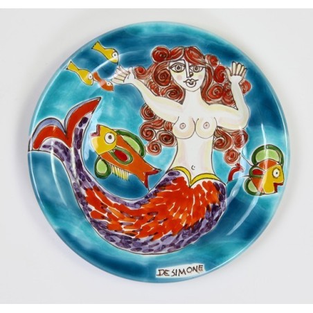 Circular Plate Mermaid DS 18 cm PT18DS-01