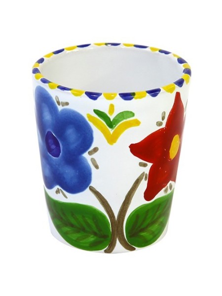 Handmade ceramic Glass Lampione de simone pottery
