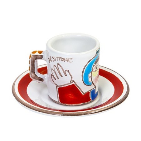 Coffee Cup with Saucer Folk TZZ58FK