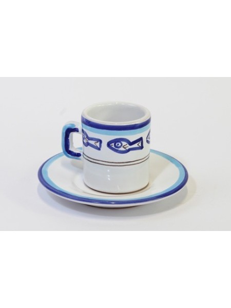Coffee Cup with Saucer Corfù