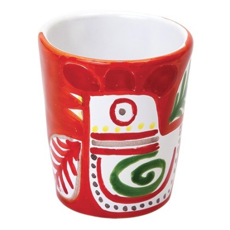 Handmade ceramic Glass Marettimo de simone pottery