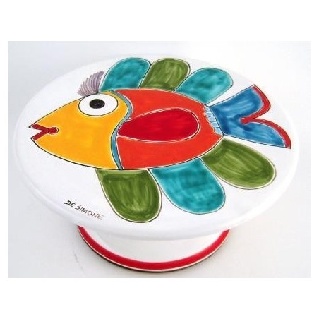 Alzata piana Centrotavola pesce Folk ALZ260FK-2
