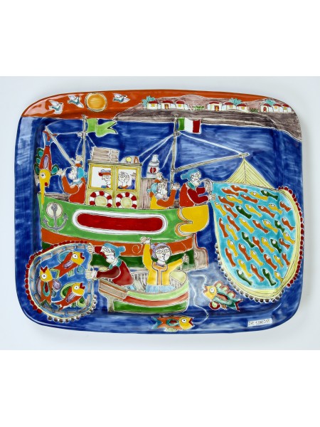 Rectangular Tray Fishermen DS VSS36DS-03