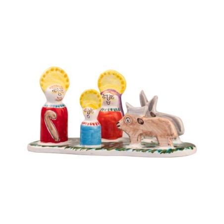 Ceramic handmade Christmas Crib de simone pottery PRE813