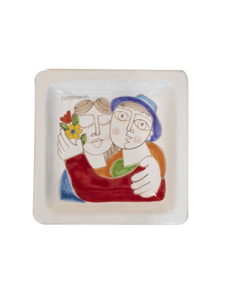 Ceramic squared plate PQFKE