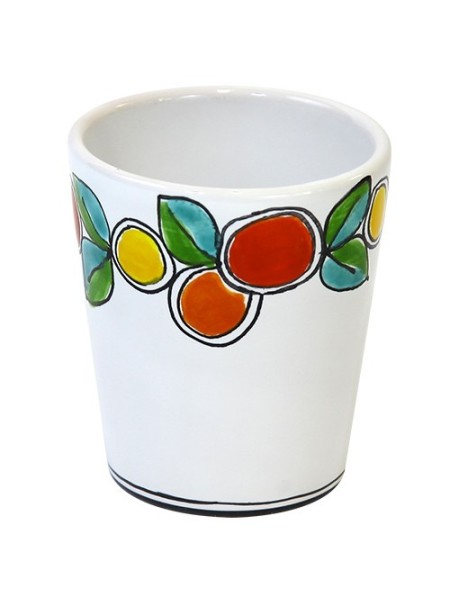 Handmade ceramic Glass Oranges Lemons Arance Limoni de simone pottery