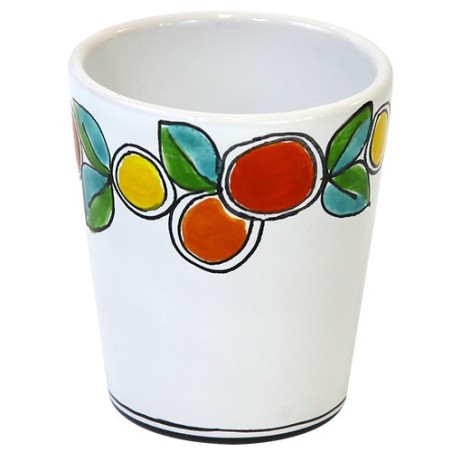 Handmade ceramic Glass Oranges Lemons Arance Limoni de simone pottery