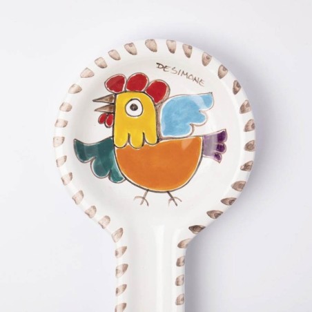 Spoon Rest Folk Rooster