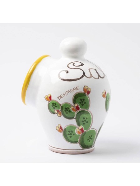 Salt Server Folk Prickly Pear de simone pottery PS5FK