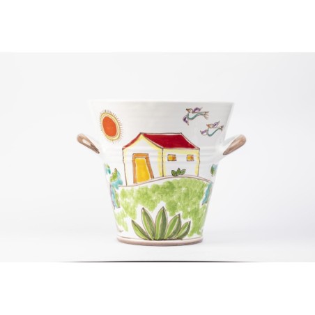 Secchiello Porta-ghiaccio ceramica Folk SPG5FKE