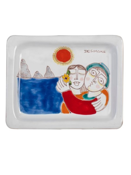 Lovers Tray 20x16 cm