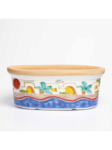 Ceramic Planter Dammusi VSPO819DA de simone pottery