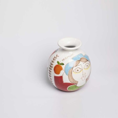 Round Cachepot Folk VS507FK-OM