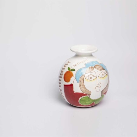 Vaso Tondo ceramica Folk VS507FK-OM