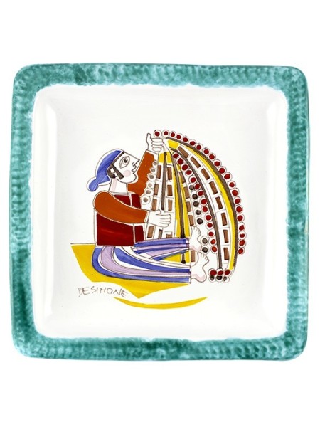 Square Plate Folk PQFK-19