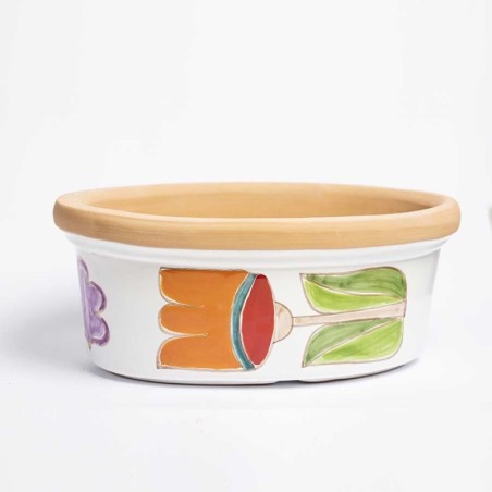 Ceramic Planter Folk VSPO819FK-FC De Simone