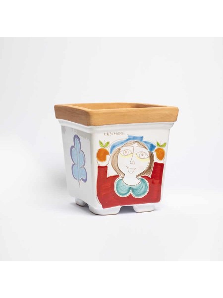 Vaso Porta Pianta Folk VSPQOM