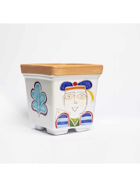 Ceramic Vase de simone pottery Sailor Folk VSPQPES