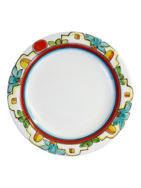 Piatto Tondo Dammusi ceramiche siciliane de simone PTDA