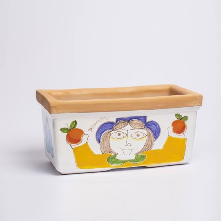 Fioriera ceramiche de simone Folk VSPROM