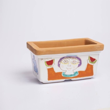 Vaso Ceramica Porta Pianta Folk VSPROM