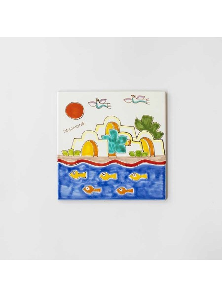 Sicilian Ceramic Tile De Simone Dammusi PI297DA