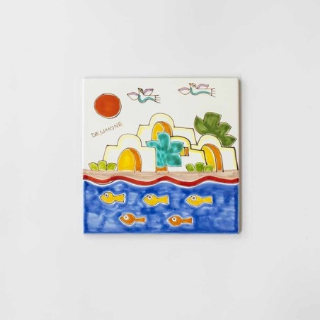 Sicilian Ceramic Tile De Simone Dammusi PI297DA