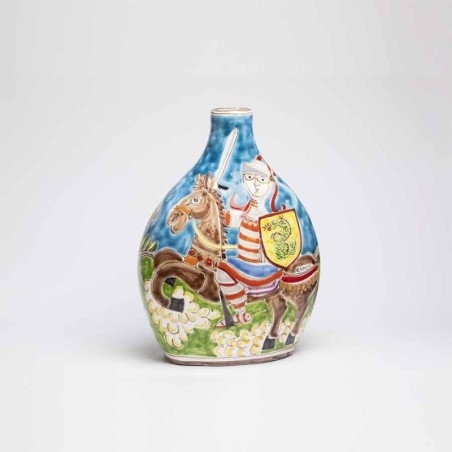 Italian ceramic Bottle de simone pottery DS BT610A