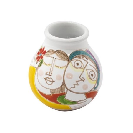 Vaso Fidanzati Folk VS539FKE ceramiche de simone