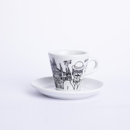 Coffee Cup with Saucer Milano