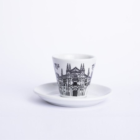 Coffee Cup with Saucer Milano TZZ40MI de simone pottery