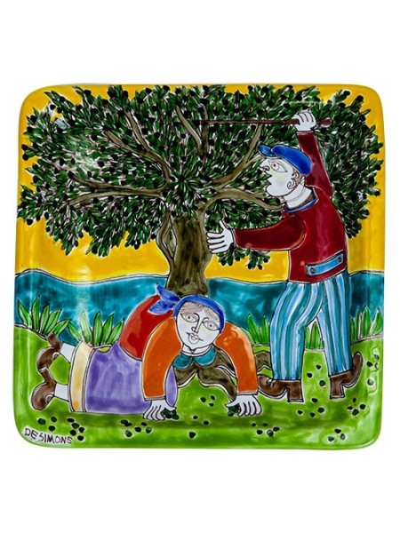 Piatto Quadrato 24x24 DS 07