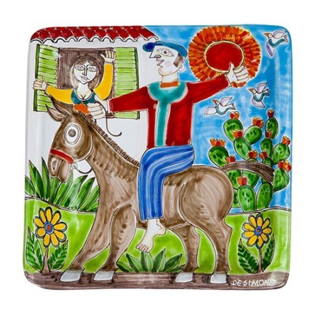 Piatto Quadrato 20x20 DS 04