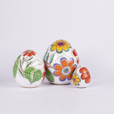 Handmade Floral Easter Egg Box De Simone Pottery