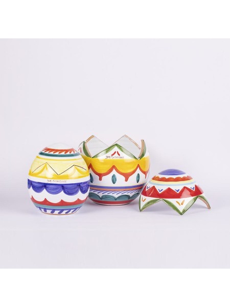 Easter Egg Box Folk De Simone Pottery