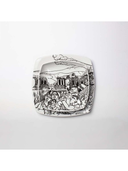 Squared Plate Taormina