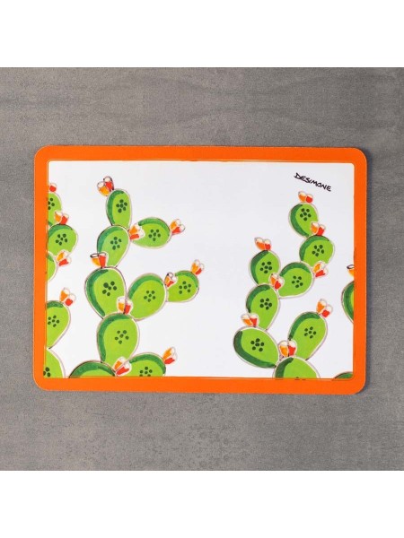 sicilian placemat Prickly Pear de simone pottery folk