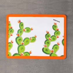 sicilian placemat Prickly Pear de simone pottery folk
