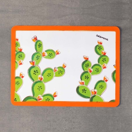 sicilian placemat Prickly Pear de simone pottery folk