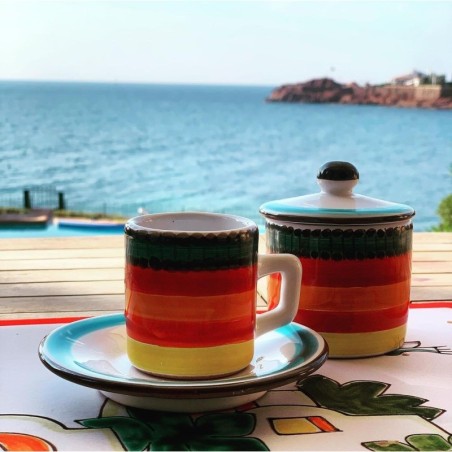 Coffee Cup with Saucer Pantelleria