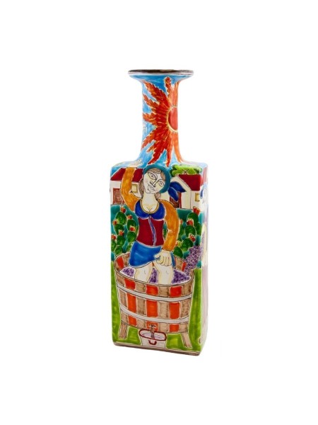 De simone sicilian pottery Decorative Bottle DS BT509DS-2